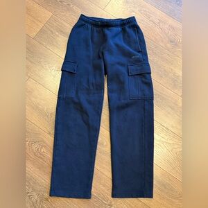Aritzia Dark Blue Cargo Pants